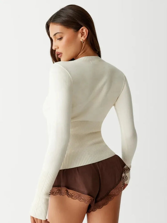 Buttoned knit shirt - Lisa